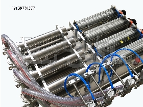 پرکن یا فیلینگ نیمه اتوماتیک مایعات غلیظ و رقیق پنوماتیک