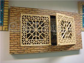 پوشش پنجره سنتی گره چینی