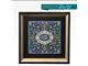 قاب مزین به کاشیکاری ، برگرفته از کاشیکاری حرم مطهرامام رضا (ع)  هنر دست با ابعاد 25*25