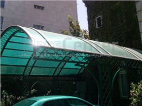 پوشش سقف پارکینگ با ورق پلی کربنات PS PK9