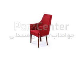صندلی چوبی رستورانی مدل کارول دسته دار (جهانتاب)