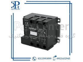 رله SSR سه فاز سلدوک مدل SVT868394 | جریان 95 آمپر | کنترل 8.5-30V DC | Zero-Cross | ساخت فرانسه | اورجینال Celduc