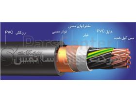 کابل های کنترل تک لا با عایق و روکش PVC ، شیلددار ولتاژ ( 0.6 تا 1 ) کیلو ولت