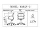 صندلی کارمندی رایانه صنعت مدل  ماکان2