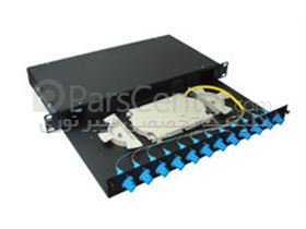 پچ پنل 12 پورت فیبر نوری - Patch Panel  Adapter SC