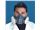ماسک تنفسی ایمنی نیم صورت شیمیایی سیلیکونی 7502 3M با قابلیت استفاده مکرر