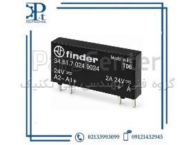 رله SSR فیندر 348170249024 ورودی 24VDC خروجی 6A 24VDC | Finder 34.81.7.024.9024