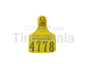 Visual tamper proof cow ear tag