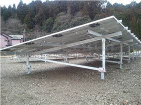 استراکچر(سازه) 2.5کیلواتی نصب پنل خورشیدی(سولار) بر روی  زمین