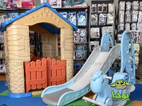 کلبه بازی کودک مدل دیزنی رنگ آبی