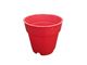 گلدان رنگی سایز 8 قرمز