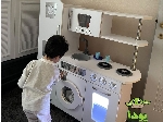 آشپزخانه چوبی واقعی