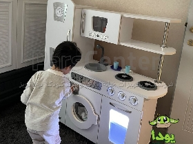 آشپزخانه چوبی واقعی