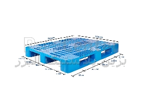 پالت پلاستیکی کد 102 سطح مشبک