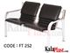 صندلی انتظار 2 نفره پانچ با تشک کد FT252