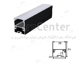 پروفیل لاینر روشنایی کد 7 رویه 30 میل