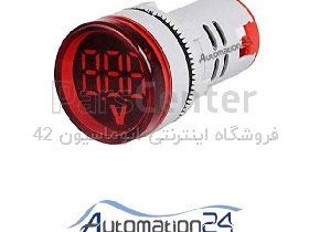 سیگنال نمایشگر ولتاژ صفحه گرد قرمز JBH قطر 22