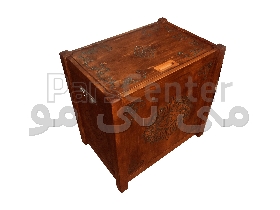 صندوق چوبی طرح دار