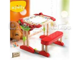 میز و صندلی اسموبی با وایت برد - محصولات مهد کودک