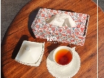 جعبه فلزی دستمال کاغذی با درب بازشو
