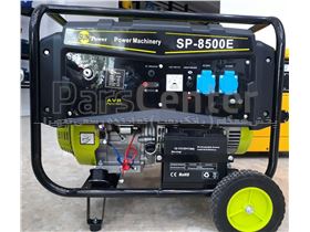 موتور برق 5.5Kw بنزینی با استارت و باطری ( SUNPPOWER ) ساخت چین مدل SP 8500E