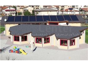 سقف ویلا با شینگل سولار 11 سلولی