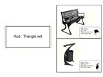 Urban bench-Triangle set