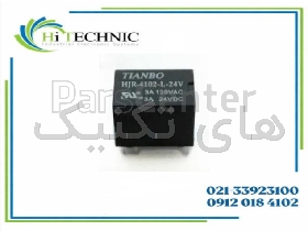 رله 24 ولت Tianbo مدل HJR-4102-L-24V – رله بردی قدرتی تک کنتاکت صنعتی
