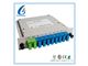 SCAPC Fiber Optic PLC Splitter Modular Structure 1x4 PLC Splitter Cassette Type