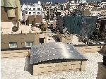 سقف نورگیر پشت بام در جردن تهران