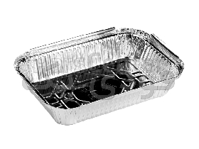 ظرف یکبار مصرف آلومینیومی تک پرسی  کد 105.2 برند آلومینیوم پارس