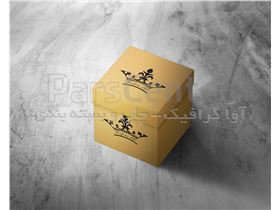 جعبه هاردباکس ، عطر پرفیوم لایف ، طلایی و مشکی