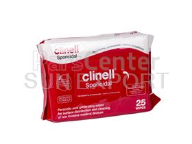 دستمال ضد عفونی کننده  Clinell در بسته های 25 عددی