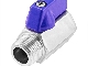 شیر خروسکی استیل نری مادگی 316- pn63-mini ball valve