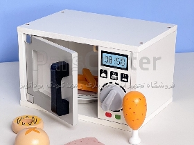 ماکروفر چوبی اسباب بازی