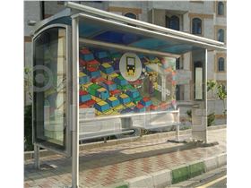 ساخت ایستگاه اتوبوس-سایه بان-پل عابر و کلیه ی تجهیزات شهری