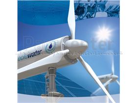 توربین بادی تولید کننده برق و آب آشامیدنی WMS-1000 سبز انرژی - Eole Water