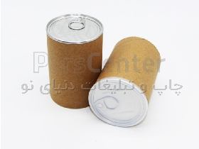قوطی مقوایی استوانه ای درب پیچی، درب نمک پاش،درب ایزی اپن