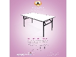 میز پایه تاشو رستورانی صفحه مستطیل - PND-507XiW