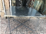 میز کار فلزی با پایه تاشو