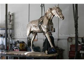 مجسمه برنزی  اسب سوار