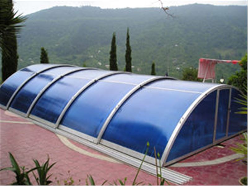 سقف استخر و پوشش متحرک آفالینا تولید کننده پوشش متحرک - پوشش متحرک استخر - انواع سقف متحرک - پوشش رستوران
