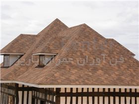 سقف شیروانی شینگل کلاسیک سنگریزه ای طرح گوتیک