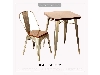 میز و صندلی چوب و فلز - DRK-501iW