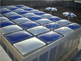 پوشش سقف پاسیو با نورگیر حبابی مدل PSPB N7