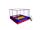 2 bed  Olympic & junior outdoor trampoline