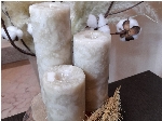شمع مرمری خاکی