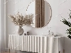 آینه کنسول مدرن پایه چوبی DC041