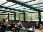 سیستم پوشش سقف متحرک رستوران مدل ال 6   The restaurant El movable roof system
