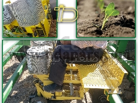 ماشین نشاکار مزرعه برای انواع سبزی و صیفی